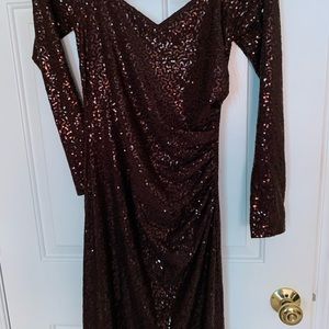 David Meister sequins dress
